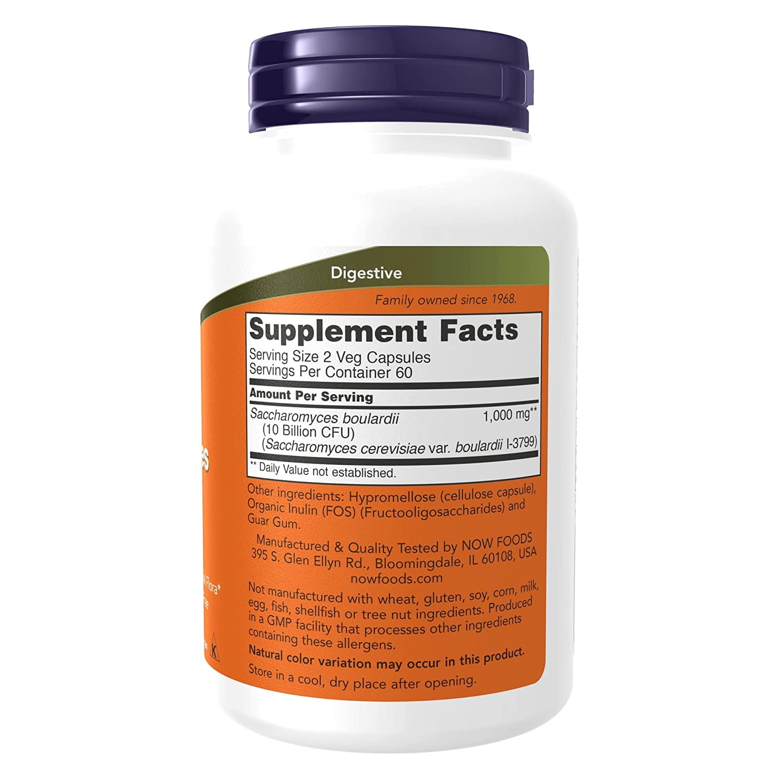 Saccharomyces Boulardii - 120 Veg Capsules