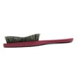 thumbnail image 2 of Annie Soft Wooden Curved Bristles Wave Brush #2340 Natural Boar&reinforced - Red, 2 of 3