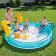 thumbnail image 1 of Gymax Inflatable Play Center w/Slide Seahorse-shaped Sprinkle for Backyard Garden, 1 of 10