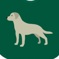 thumbnail image 4 of Inktastic Labrador Boys or Girls Baby Bib, 4 of 4
