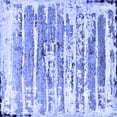 thumbnail image 1 of Ahgly Company Machine Washable Indoor Square Oriental Blue Industrial Area Rugs, 6' Square, 1 of 4