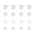 thumbnail image 1 of 26-27 80 Pack of Green Transparent Pain-Resistant Earmuff Mats Round Shape Suitable for Adults Children and Women with No Ear Hole, 1 of 3