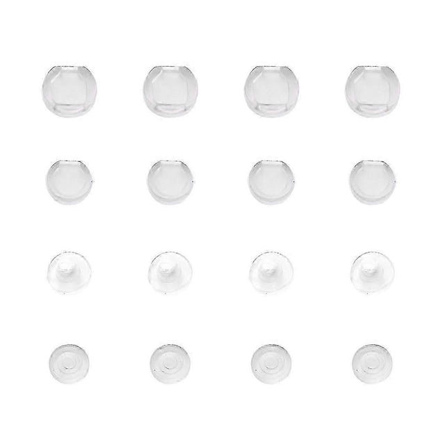 26-27 80 Pack of Green Transparent Pain-Resistant Earmuff Mats Round Shape Suitable for Adults Children and Women with No Ear Hole