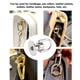 thumbnail image 3 of Remache De Anillo En D, 20 Piezas De Tornillo Prisionero De Anillo En D Versátil Para Carteras, 3 of 7