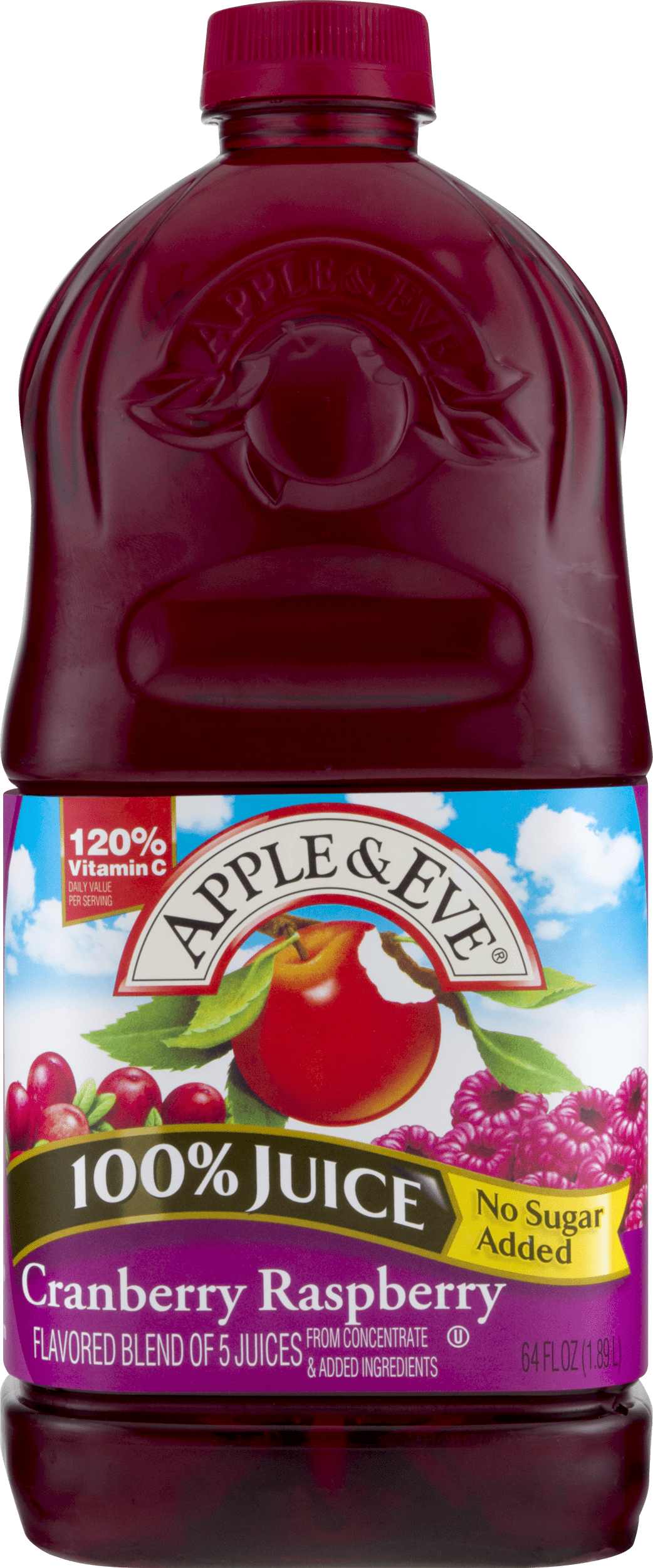 Apple & Eve Cranberry Raspberry 100% Juice 64 fl. oz. Bottle by Apple & Eve, L.L.P.