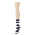 thumbnail image 2 of MeMoi Stripe Shade Legion Chunky Knit Boot Sock - Womens - Female, One Size, Legion Blue, 2 of 2