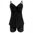 thumbnail image 2 of Pisexur Women Tankini Swimsuits with Boy Shorts Ladies Tummy Control Two Piece Bathing Suits Ruffle Swim Tank Top Swimwear - Swimsuit for Women Two Piece, 2 of 5