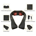 thumbnail image 3 of LELINTA Shiatsu Neck Shoulder Massager with Heat - Electric Back Massage Pillow with 3D Deep Tissue Kneading for Muscle Pain Relief, 3 of 8