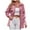 Pink, variant on UYISJ Women's Button Down Shirt Jacket Long Sleeve Blouses V Neck Casual Fall Tunics Loose Fit Solid Color Shacket Blue M