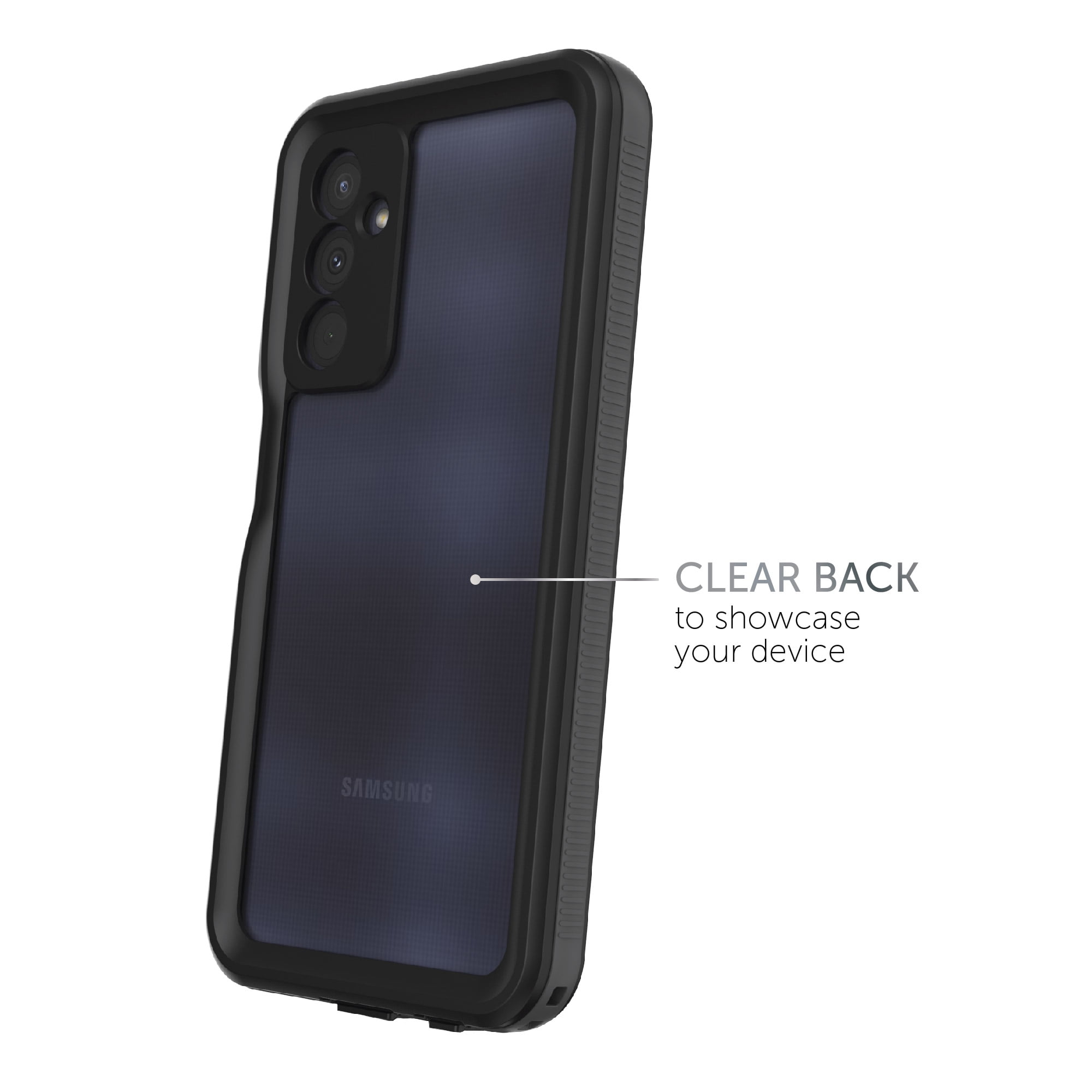 Body Glove Tidal Waterproof Phone Case for Samsung Galaxy A25 5G – Black/Gray