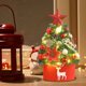 thumbnail image 4 of Mini Árbol de Navidad Nevado Blanco, Adornos Navideños Pequeños, Decoración Encriptada para Escritorio, 4 of 6