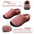 thumbnail image 3 of Girls Boys House Slippers Kids Warm Fur Lined Slip On Slippers Winter Comfortable Non-Slip Indoor Outdoor Slippers, 3 of 7