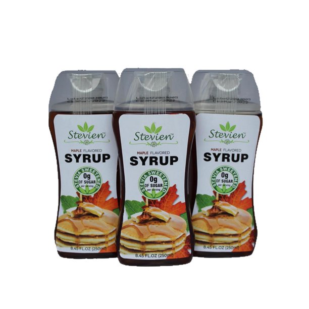 Maple flavor Syrup Keto Friendly Made With Organic Stevia Low