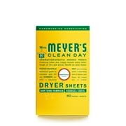 Mrs. Meyer's Clean Day Dryer Sheets, Honeysuckle Scent, 80 Count