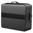 thumbnail image 1 of Document Bag with Lock - Fireproof Moisture Proof 3-Layer 15X11 Inch Important Document Organizer (Black), 1 of 6