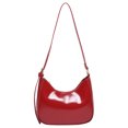 thumbnail image 1 of Bolso La Axila Hombro para Mujeres Correa Ajustable PU Cuero Con Color Sólido Viajar Por, 1 of 9