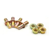 Unique Bargains 4pcs Gold Tone Motorcycle Chain Wheel Sprocket Screw Locking Bolt for CG125