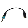 thumbnail image 2 of Female Mono to 3.5mm Male Plug Jack Stereo Audio Cable, 2 of 3