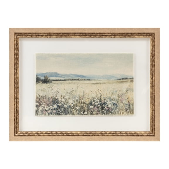 My Texas House Calming Wildflowers 24x18 Framed Wall Art