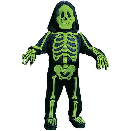 Green Skelebones Child Costume