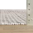 thumbnail image 6 of Trellis Grey Handwoven Indoor/Outdoor Rug, 2'6" x 8' Runner, 6 of 6