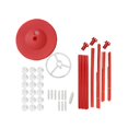 thumbnail image 2 of Balloon Stand Set, Adjustable Height, Reusable Desktop Balloon Stand, Holder for hold 19 balloon, 2 of 7