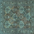 thumbnail image 1 of Ahgly Company Indoor Square Persian Light Blue Traditional Area Rugs, 7' Square, 1 of 4