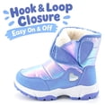 thumbnail image 2 of Harvest Land Toddler Girls Snow Boots Kids Winter Warm Boots Waterproof Slip Resistant Outside Shoes(Toddler/Little Kids/Big Kids), 2 of 5