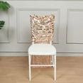 thumbnail image 6 of Balsa Circle Blush Big Payette Sequin Chiavari Dining Chair Back Slipcover Party Events Home Decorations Supplies, 6 of 8
