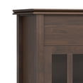 thumbnail image 5 of Simpli Home Artisan 60 inch Wide Solid Wood Transitional Large 4 Door Sideboard Buffet in Natural Aged Brown, 5 of 16