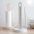 thumbnail image 2 of Toilet Kitchen Paper Towel Roller Tissue Holder Plastic Rack -1, 2 of 6
