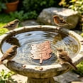 thumbnail image 1 of Bird Bath Plate Decorative Purification Plate with Support Points Natural All Weather Water Suitable for Outdoor Bird Bath Tubs and Bowls Multiple Choices, 1 of 5