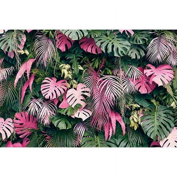 Spring Photography Backdrop Tropical Greery Leaves Grass Photo Wallpaper Background Evts Party Studio rations