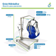 thumbnail image 3 of Grúa para Paciente / Elevador para Traslado De Paciente Discapacitados | Estructura de Acero | Incluye Arnés | Soporta hasta 180kg, 3 of 6