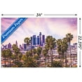 thumbnail image 3 of Cityscapes - Los Angeles, California Pastel Wall Poster, 22.375" x 34", 3 of 6