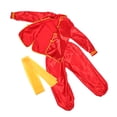 thumbnail image 3 of 1 Set Kids' Traditional Chinese Martial Arts Uniform Comfortable Kung Fu Performance Costume Authentic Tai Chi Training Suit, 3 of 7