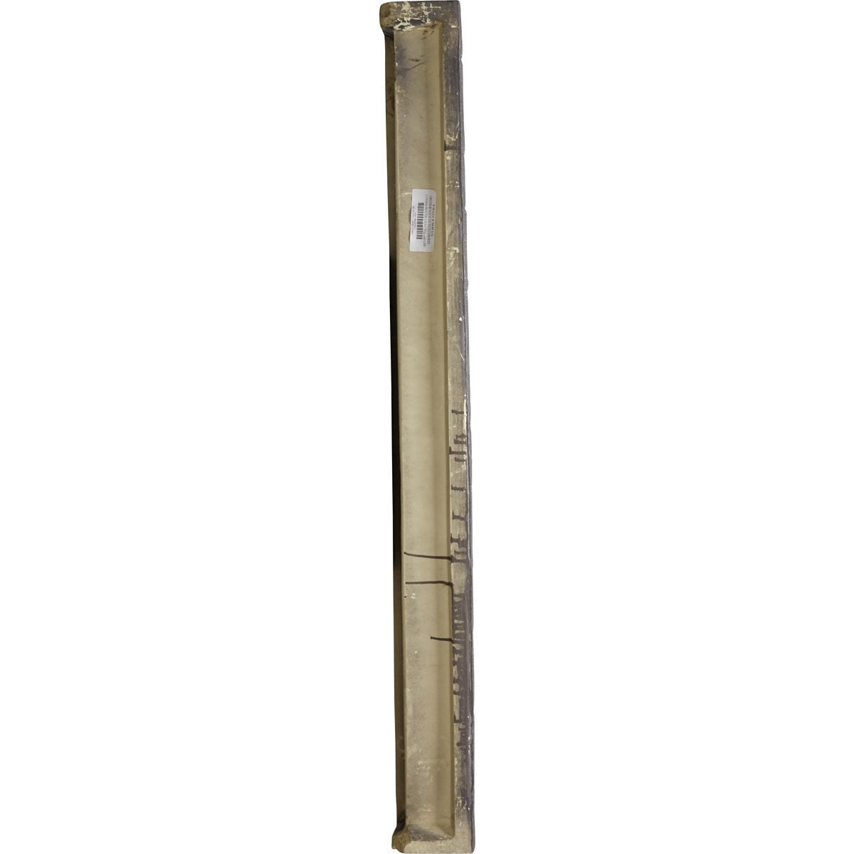 Ekena Millwork 3"W x 3"D x 48"H Universal Inside Corner for StoneWall Faux Stone Siding Panels, Slate Gray