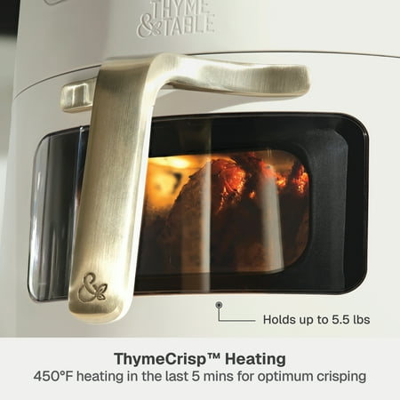 Thyme & Table 6QT Air Fryer, Sand White