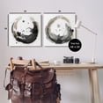thumbnail image 3 of Stupell Urban Infinity Abstract Circles Painting Abstract Painting Gallery Wrapped Canvas Print Wall Art, Set of 2, 3 of 7