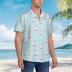 thumbnail image 3 of Balery Milk Tea Camisas hawaianas de manga corta para hombre, camisas playeras de corte holgado, camisas de vacaciones con botones,Small, 3 of 7