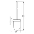 thumbnail image 2 of GROHE 40374001 Essentials Toilet Brush Set in Starlight Chrome, 2 of 5