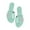 Green, variant on Utoimkio Platform Sandals for Women Summer Flat Shoes Casual Slip On Women's Sandals Clip Toe Slippers