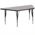 thumbnail image 2 of Bowery Hill Trapezoid 25.13" Activity Table in Gray, 2 of 2