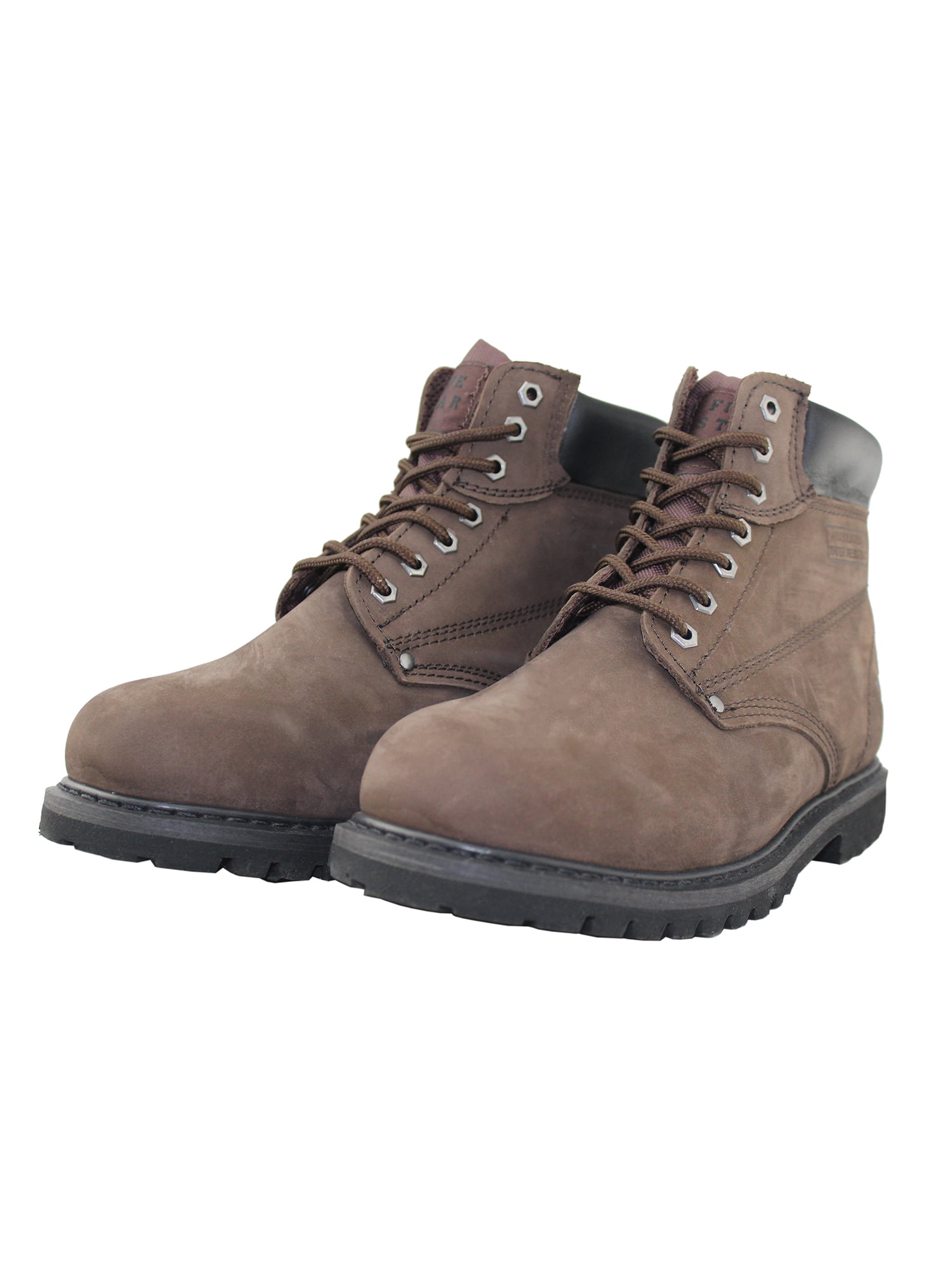 Mens Casual Work Fashion Nubuck Leather Lace-Up Ankle Work Boots - Walmart.com