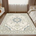 thumbnail image 4 of 3'x5' washable area rug &nbsp;vintage distressed living room bedroom large throw rug non slip low pil area rug cute alexander home rug carpet large desk chair mat carpet, 4 of 9