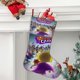 thumbnail image 2 of Hámster y Gretel Tema: Calcetines de Navidad, fino lino blanco para colgar en escaleras y chimenea, decoración navideña para el hogar, regalo de Navidad. 45cm × 32cm, 2 of 5