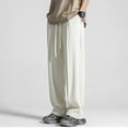 thumbnail image 4 of Men's Casual Loose Draped Large Size Wide Leg Pants Casual Trousers with Pockets M-3XL, 4 of 8
