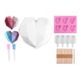 thumbnail image 4 of QualitChoice 114pcs/set Chocolate Baking Mold Set DIY Silicone Ice Cream Maker Set Kitchen Dessert Mould Kit, 4 of 6