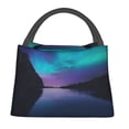 thumbnail image 1 of Balery Night At Lake Aurora Bolsa de Aislamiento Portátil – Bolsa de Almuerzo con Forro de Aluminio Mejorado, Funda Impermeable y Fácil de Limpiar para Picnic y Caja de Almuerzo, 1 of 6