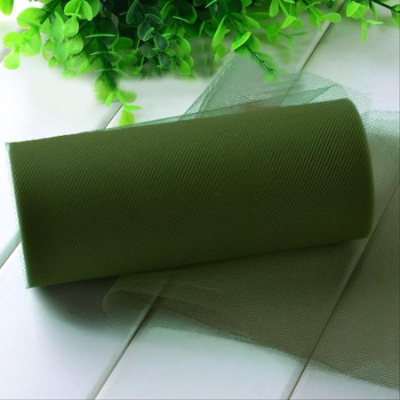 Balsacircle 6 X 300 Feet Wedding Tulle Roll For Favors Pew Bows